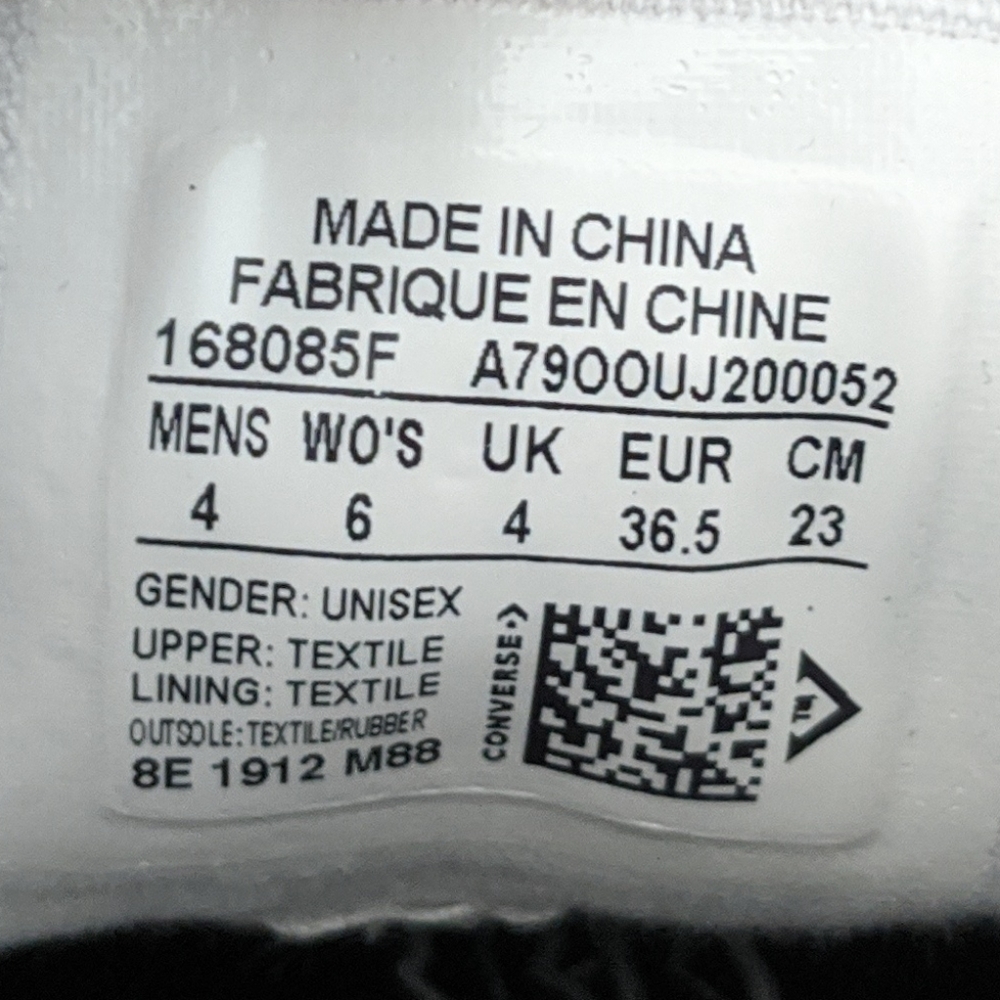 Converse CTAS OX Raw Sugar/White/Black - Picture 7 of 7